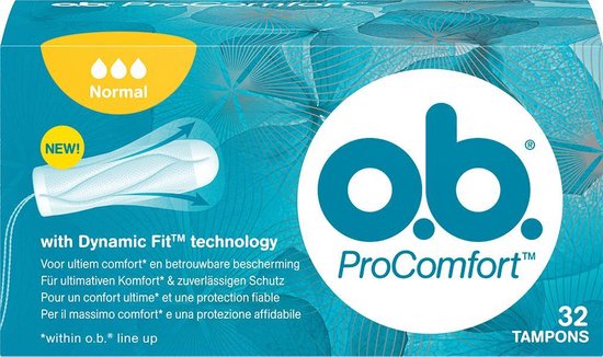 550x326-30 O.b. Procomfort Normal Tampon 32 U By Ob 32 Pcs - Image 1