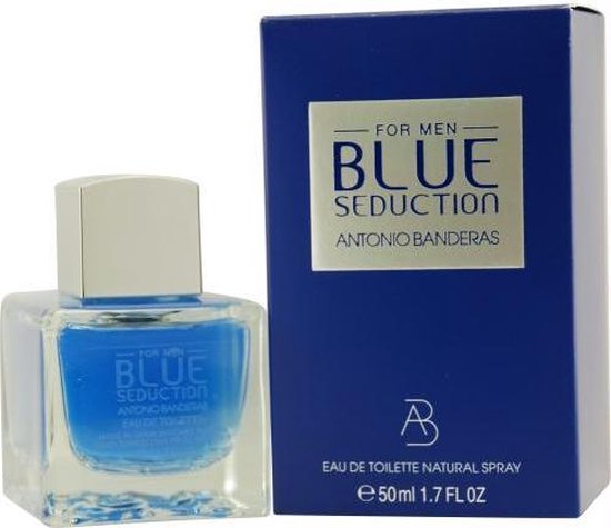 550x475-69 Antonio Banderas Blue Seduction Eau de Toilette 50ml Spray - Image 1