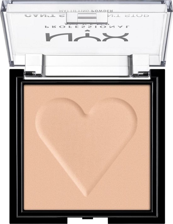 550x715-39 Nyx Cant Stop Wont Stop Mattifying Powder Light Medium - Image 1