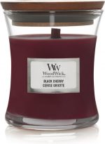 WoodWick Geurkaars Mini Black Cherry 85 gr