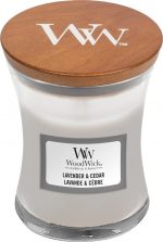 WoodWick Geurkaars Mini Lavender & Cedar 85 gr - Image 4