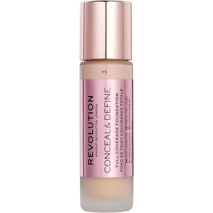 7jXKbAeb5XCDMiLgMUJGKu Revolution Make Up Conceal y Define Full Coverage Foundation F5 23ml - Image 1