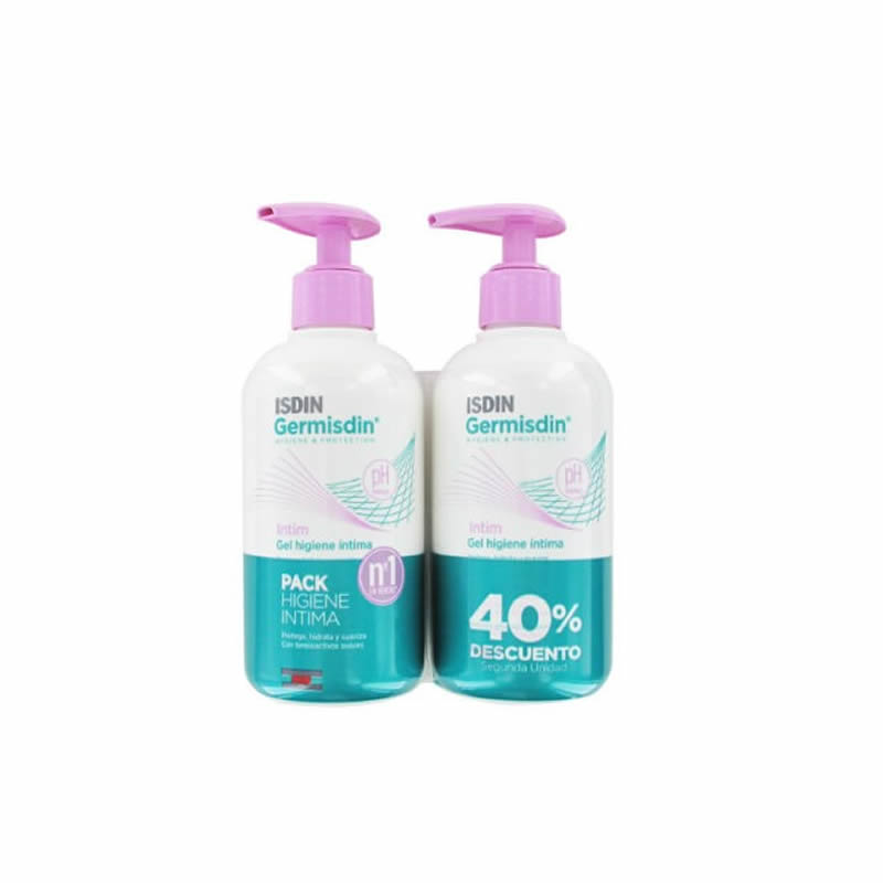 8429420149021 Isdin Germisdin Gel Intimate Hygiene 2x500ml - Image 1