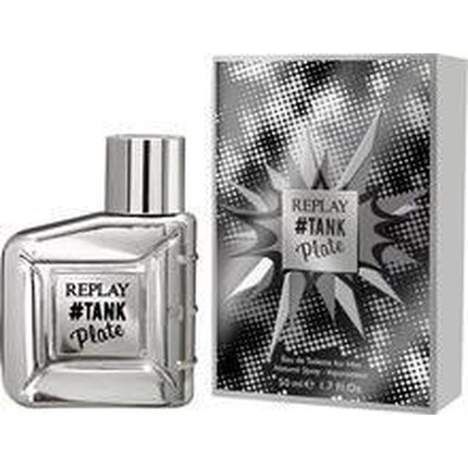 129705_f78ecc4366fafaf476a25160300b22e7 Replay Tank Plate For Him Eau De Toilette Spray 100ml - Image 1