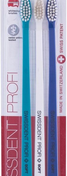 Swissdent - Toothbrush Whitening Trio Soft 2 + 1 FREE -