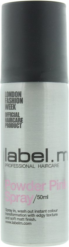 236x840-125 Label.m Powder Pink Hair Spray 50ml - Image 1