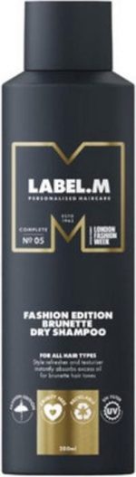 Label.M Droogshampoo Brunette-200 ml - Droogshampoo vrouwen - Voor Gekleurd haar