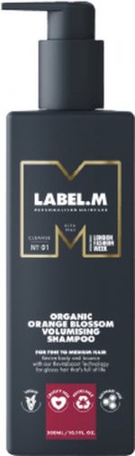 Label.M Orange Blossom Organic Volumising Shampoo - 300 ml - Normale shampoo vrouwen - Voor Alle haartypes - Image 4