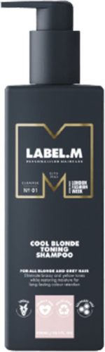 Label.M Cool Blonde Toning Shampoo - 300ml - Zilvershampoo vrouwen - Voor Alle haartypes - Image 3