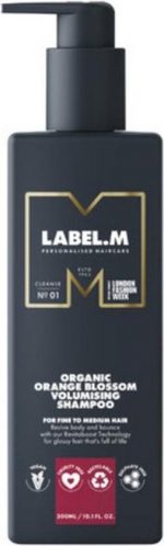 Label.M Orange Blossom Organic Volumising Shampoo - 300 ml - Normale shampoo vrouwen - Voor Alle haartypes - Image 3