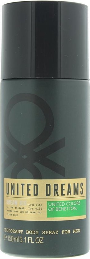292x840-40 Benetton United Dreams Dream Big for Men Deodorant Spray 150ml - Image 1