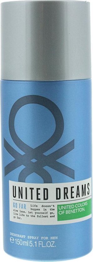 298x840-48 United Colors Of Benetton United Dreams, Go Far Deodorant Spray 150ml For Men - Image 1