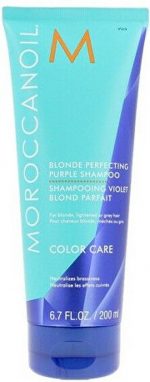Moroccanoil Blonde Perfecting Purple Shampoo - 1000 ml - Image 3