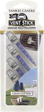 Yankee Candle - Clean Cotton Vent Stick - Car Incense Pins (4 PCS) - Image 3