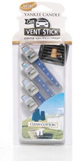 Yankee Candle - Clean Cotton Vent Stick - Car Incense Pins (4 PCS) - Image 2