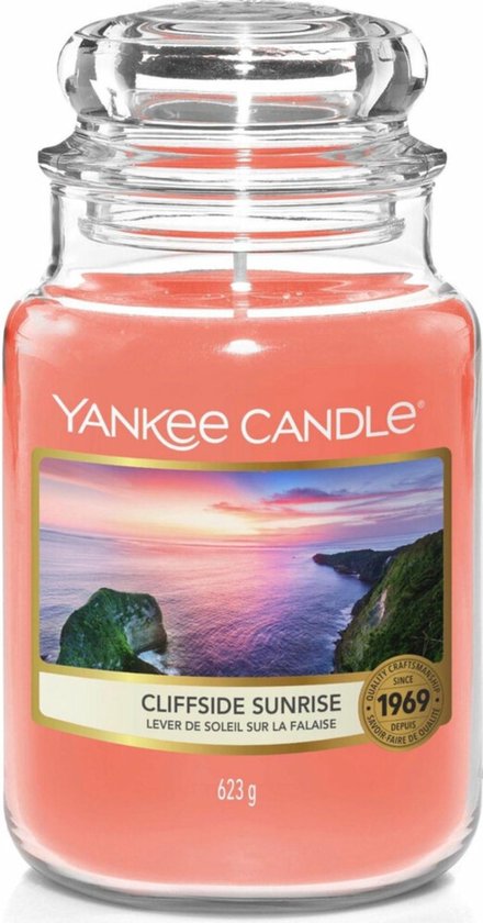 440x840-100 Yankee Candle Geurkaars Large Jar Cliffside Sunrise 623 gr - Image 1