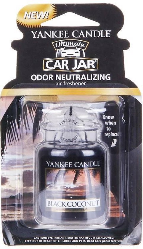 483x840-87 Yankee Candle - Car jar ultimate - Black coconut - Image 1