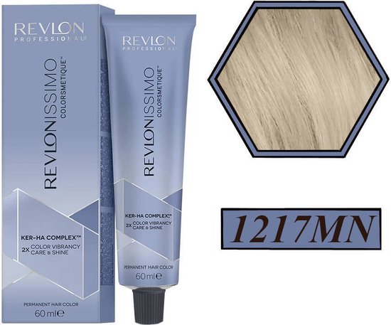 Permanente Kleur Revlon Revlonissimo Colorsmetique Intense Blonde Nº 1217MN Grijs Brons 60 ml