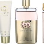 Set Gucci Guilty Edp 90ml Body 50ml Edp 10ml@