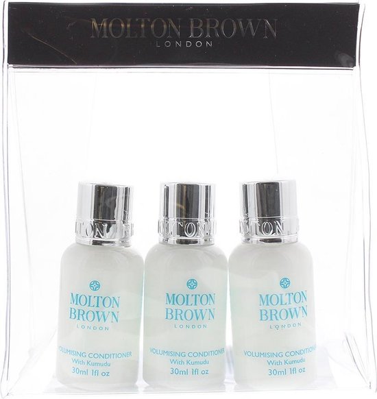 550x582-148 Molton Brown Kumudu 3 Piece Gift Set: 3 X Conditioner 30ml - Image 1