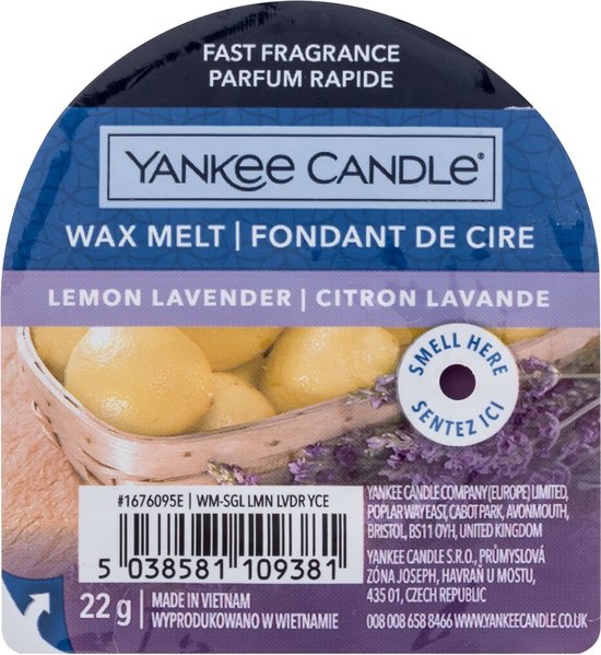 550x599-94 Lemon Lavender Wax Melt - Aromatic Wax For Aroma Lamps 22.0g - Image 1