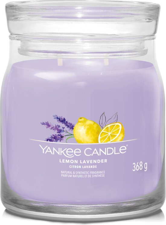 550x745-68 Yankee Candle - Lemon Lavender Signature Medium Jar - Image 1
