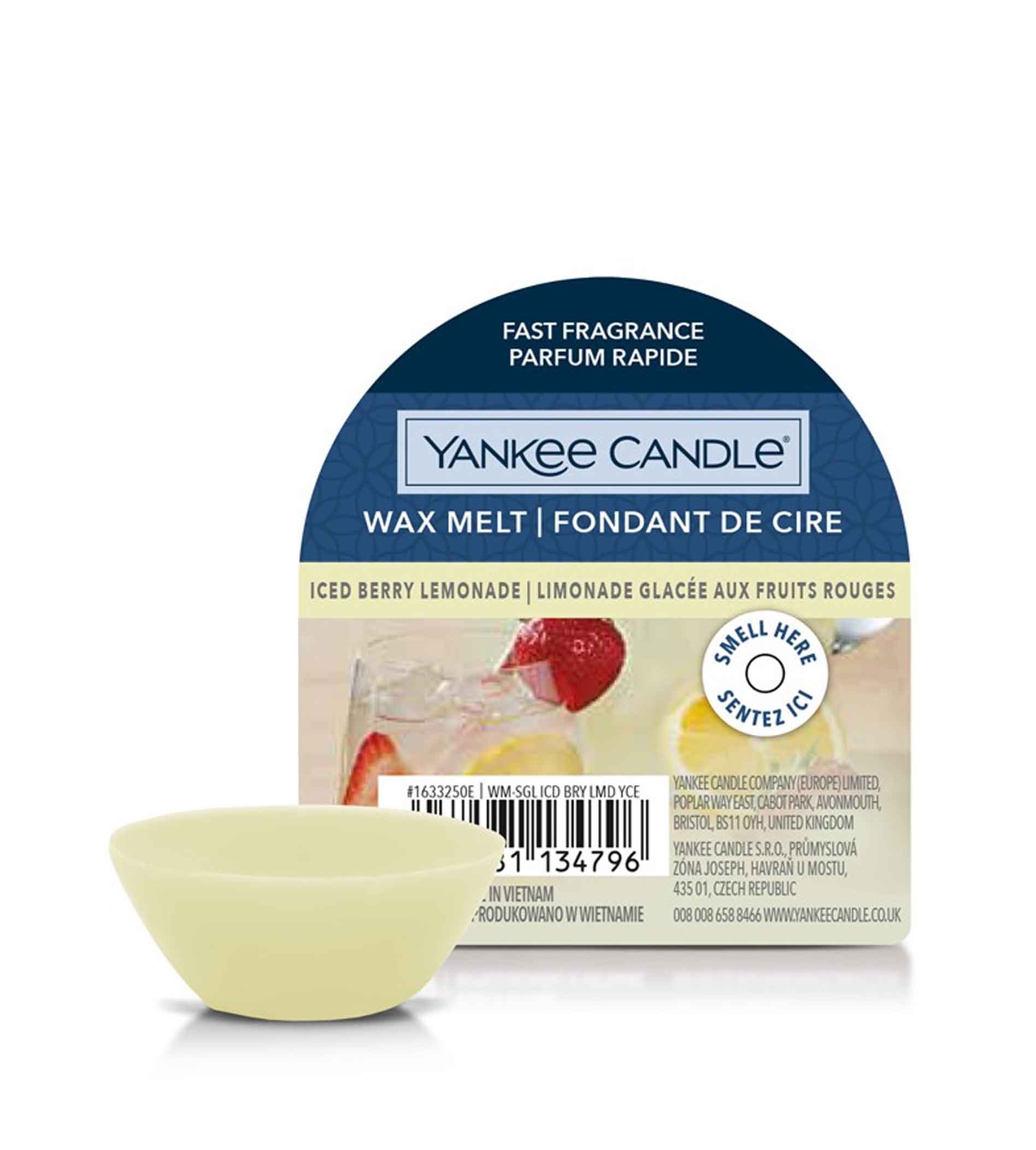 yankee-candle-iced-berry-lemonade Yankee Candle Iced Berry Lemonade Wax Melt 22g - Image 1