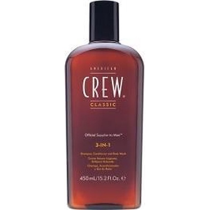 120695_fa35934ef48f5ade484e33be2e27ac6b American Crew 3-in-1 Shampoo/Conditioner and Body Wash 450 ml - Image 1