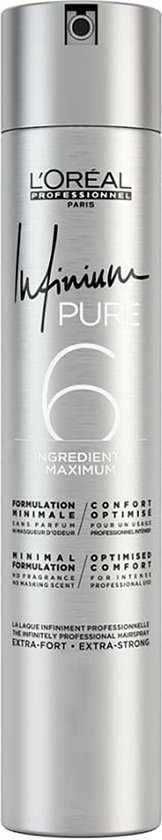 162x840-25 L'Oreal - Infinium Pure 6 Extra Strong Haarspray - Image 1