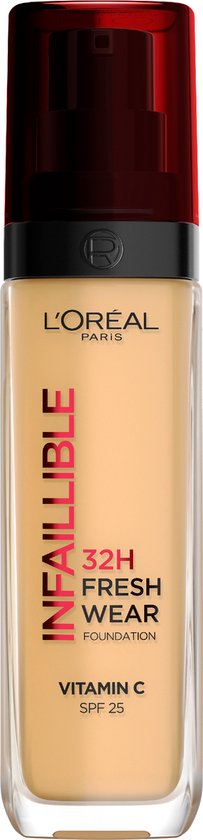 203x840-34 L’Oréal Paris Infaillible 32HR Fresh Wear Foundation - 140 - Langhoudende Foundation met SPF 25 en Vitamine C - 30ml - Image 1