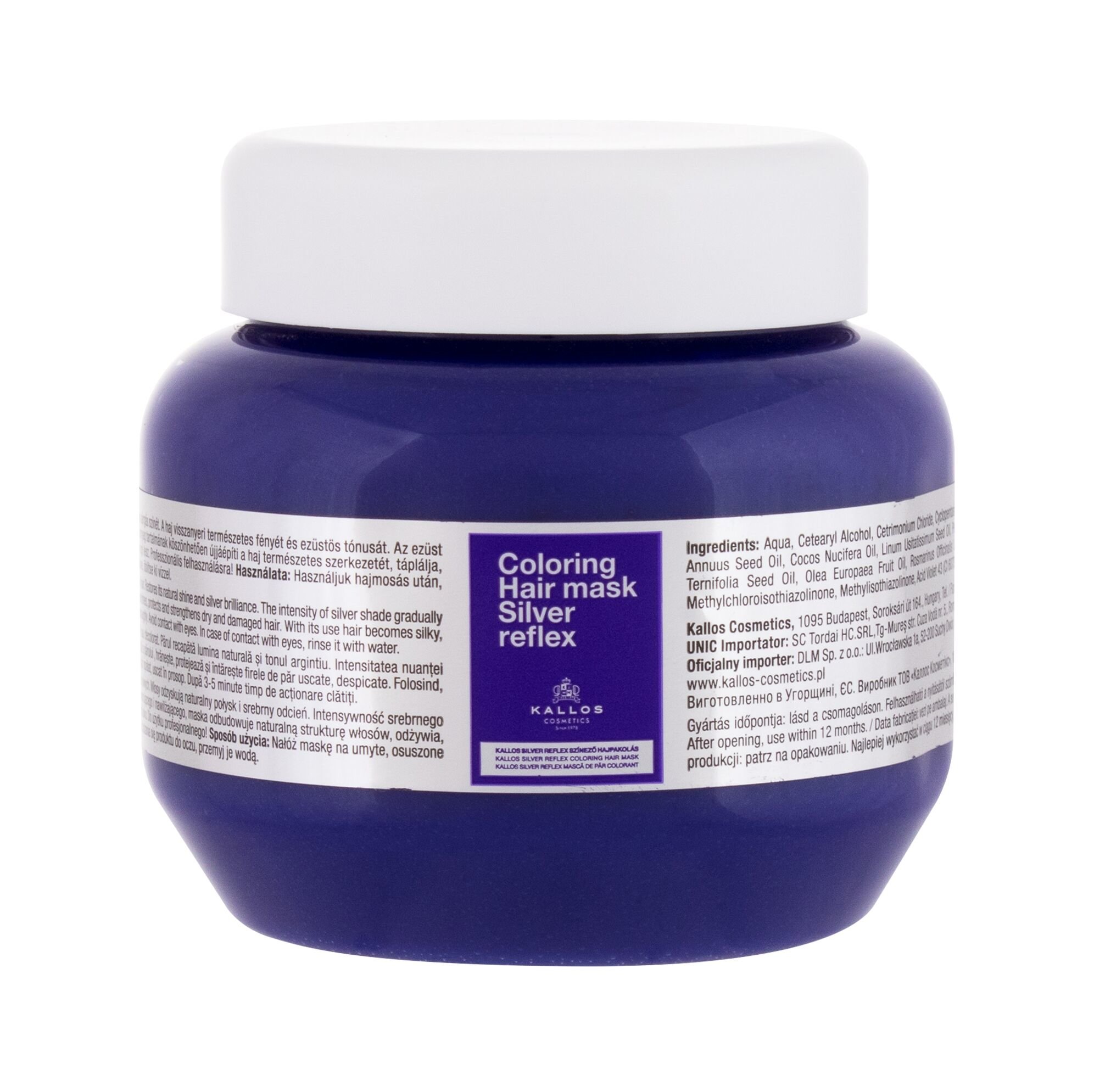 2112571_0446c3e6a2aeac143ceb66acc9152ea0 Kallos Silver Reflex Hair Mask 275 ml - Image 1