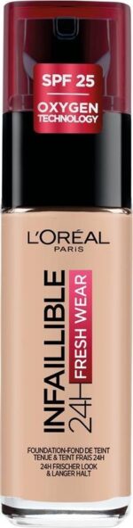 L’Oréal Paris Infaillible 32H Fresh Wear Foundation - 110 Rose Vanilla - Langhoudende Foundation met SPF