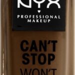 Nyx CanAt Stop WonAt Stop Full Coverage Foundation Walnut 30ml - Image 2