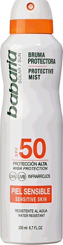 218x840-55 Zonnebrand Spray Babaria Spf 50 (200 ml) Gevoelige huid 50 (200 ml) - Image 1
