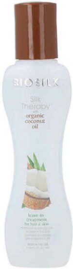 Tratament pentru par si piele Biosilk Silk Therapy Organic Coconut Oil Leave in  67ml - Image 2