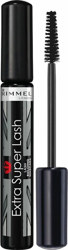 231x840-136 Rimmel London Extra Super Lash Mascara - 001 Black - Image 1