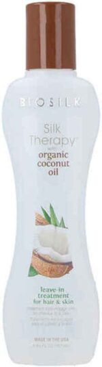 Tratament pentru par si piele Biosilk Silk Therapy Organic Coconut Oil Leave in  167ml