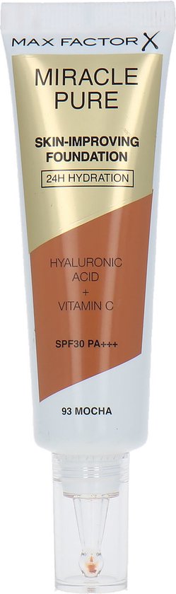 249x840-19 Max Factor Miracle Pure Foundation 93 Mocha - Image 1