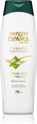 Instituto Espanol Champu Purificante Arbol De Te + Menta / Thee en Munt -Douchegel - Vegan/ 750 Ml - Image 3