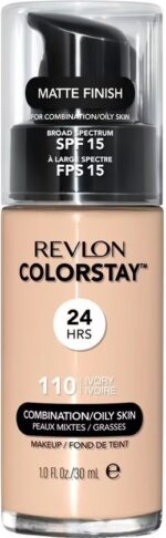 Revlon Colorstay 24hrs make up SPF 15  110 Ivory combination to oily skin   30 ml - Image 2