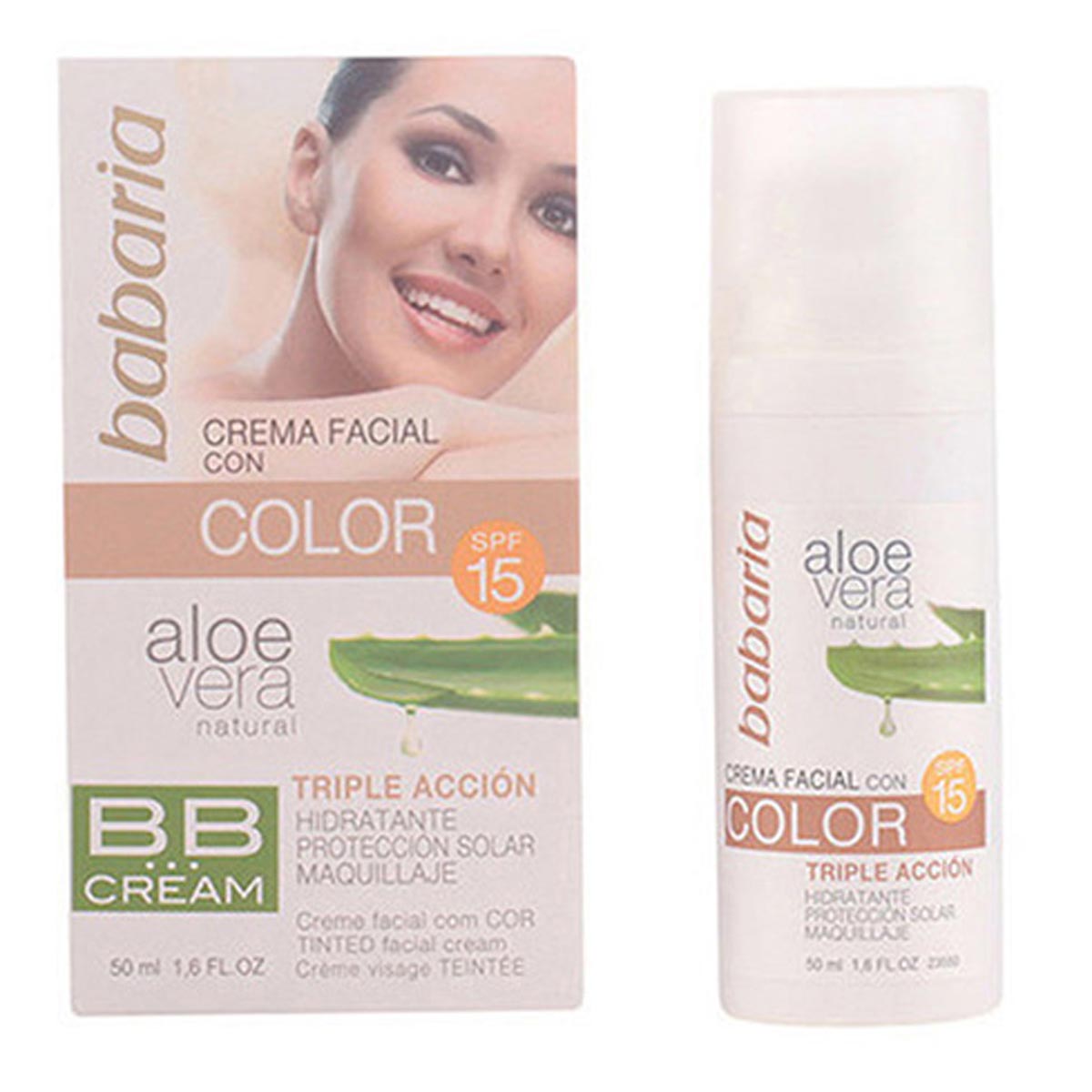 261_d4c8066abef80f0b3ef22c2b27705fa5 Aloe Vera Bb Cream Spf15 By Babaria 50 Ml - Image 1
