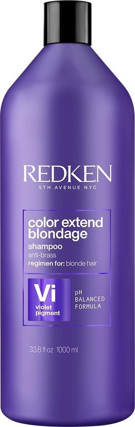 266x840-30 Color Extend Blondage Shampoo - Shampoo Neutralizing Yellow Tones Of Hair 1000ml - Image 1