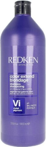 Color Extend Blondage Shampoo - Shampoo Neutralizing Yellow Tones Of Hair 1000ml - Image 3