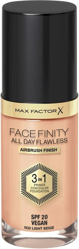 269x840-35 Crème Make-up Basis Max Factor Facefinity 3 in 1 Spf 20 Nº 32-light beige 30 ml - Image 1