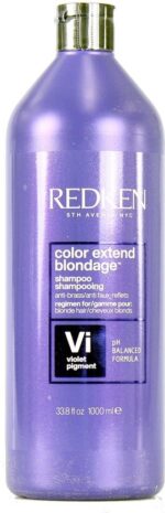 Color Extend Blondage Shampoo - Shampoo Neutralizing Yellow Tones Of Hair 1000ml - Image 2
