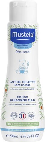 Mustela Reinigingsmelk Zonder Spoeling Droge Huid 200 ml - Image 3
