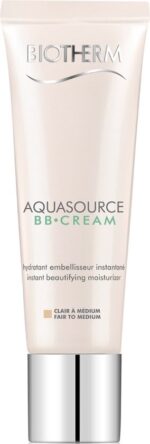 Biotherm Aquasource BB Cream Instant Beautifying Moisturizer Fluide LichtMedium 30ml