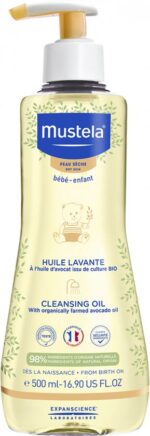 Mustela - Bébé Cleansing Bath Oil - Fine Bath Oil - 500ml