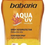 Body Zonnebrandspray Babaria Solar Aqua UV Spf 50 (200 ml) - Image 2