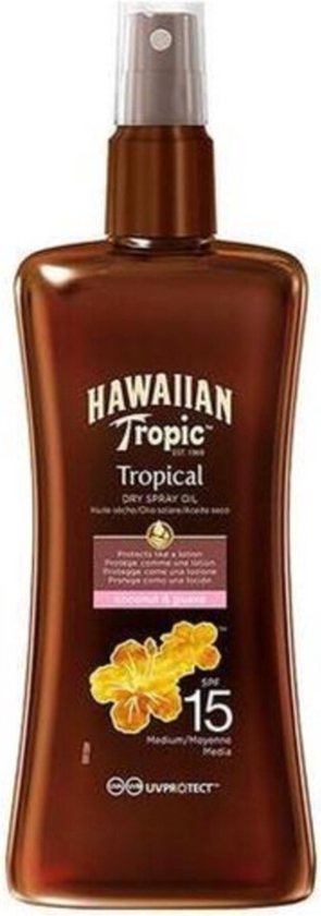 295x840-100 Hawaiian Tropic Zonneolie Protective Dry Spray SPF 15 200 ml - Image 1